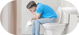 Experience normal bowel movements by getting rid of constipation.